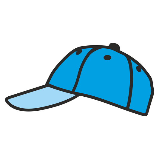 Creative blue cap design for cutting machine projects