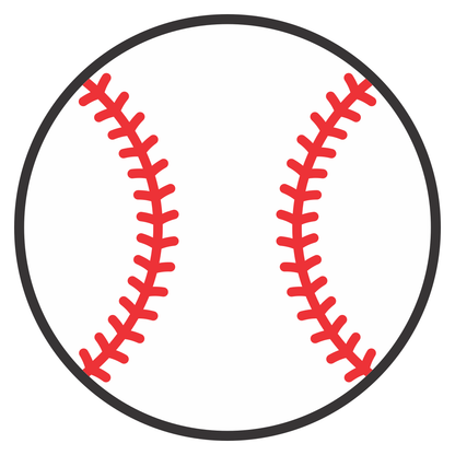 Unique baseball and softball ball vector design for crafts