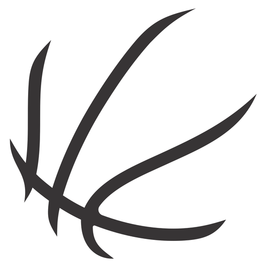 Simple and elegant basketball vector design for cutting machines