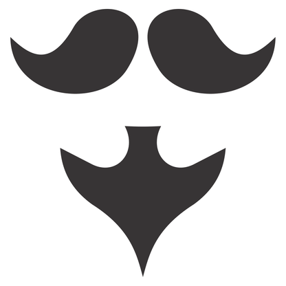 Creative vector designs for beard and moustache enthusiasts