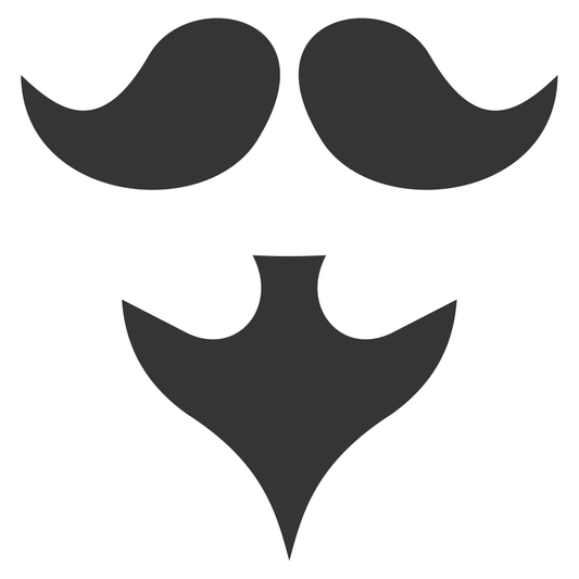 Creative vector designs for beard and moustache enthusiasts