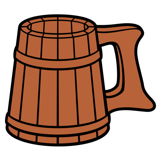Celebrate with a unique beer mug vector design for crafting