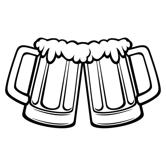 Celebrate with fun and festive beer mugs for crafting projects