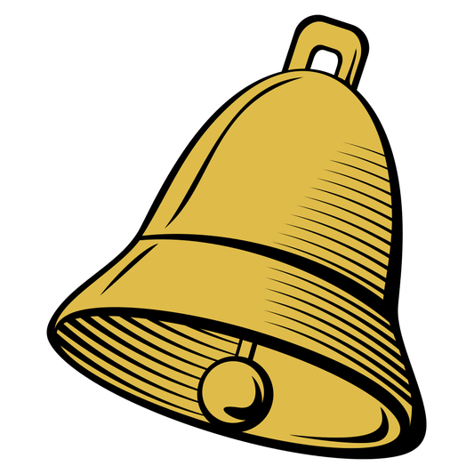 Decorative vector bell design for creative crafts and projects