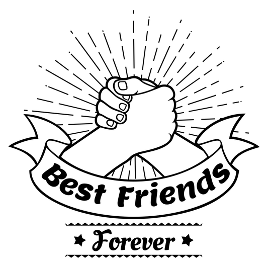 Celebrating lifelong friendships with best friends design