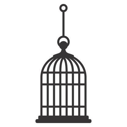 Elegant birdcage design for cutting machines