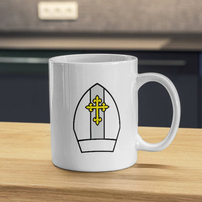 Unique bishop hat vector for cutting machine projects