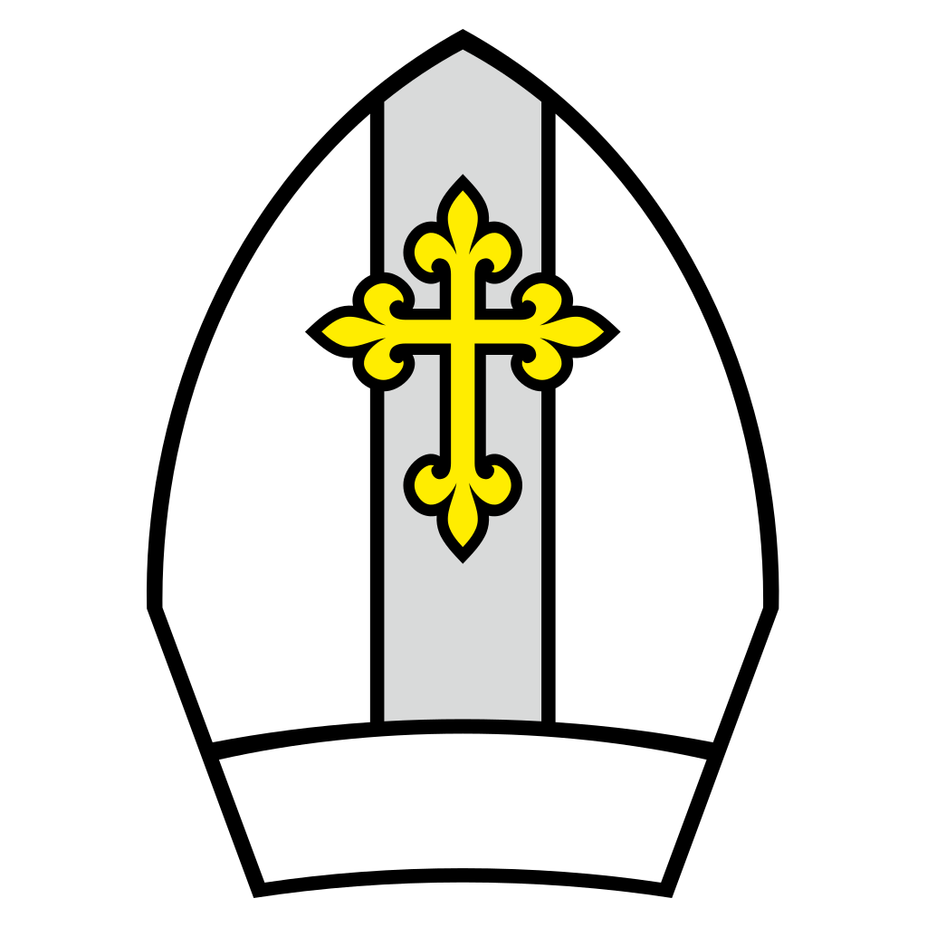 Unique bishop hat vector for cutting machine projects
