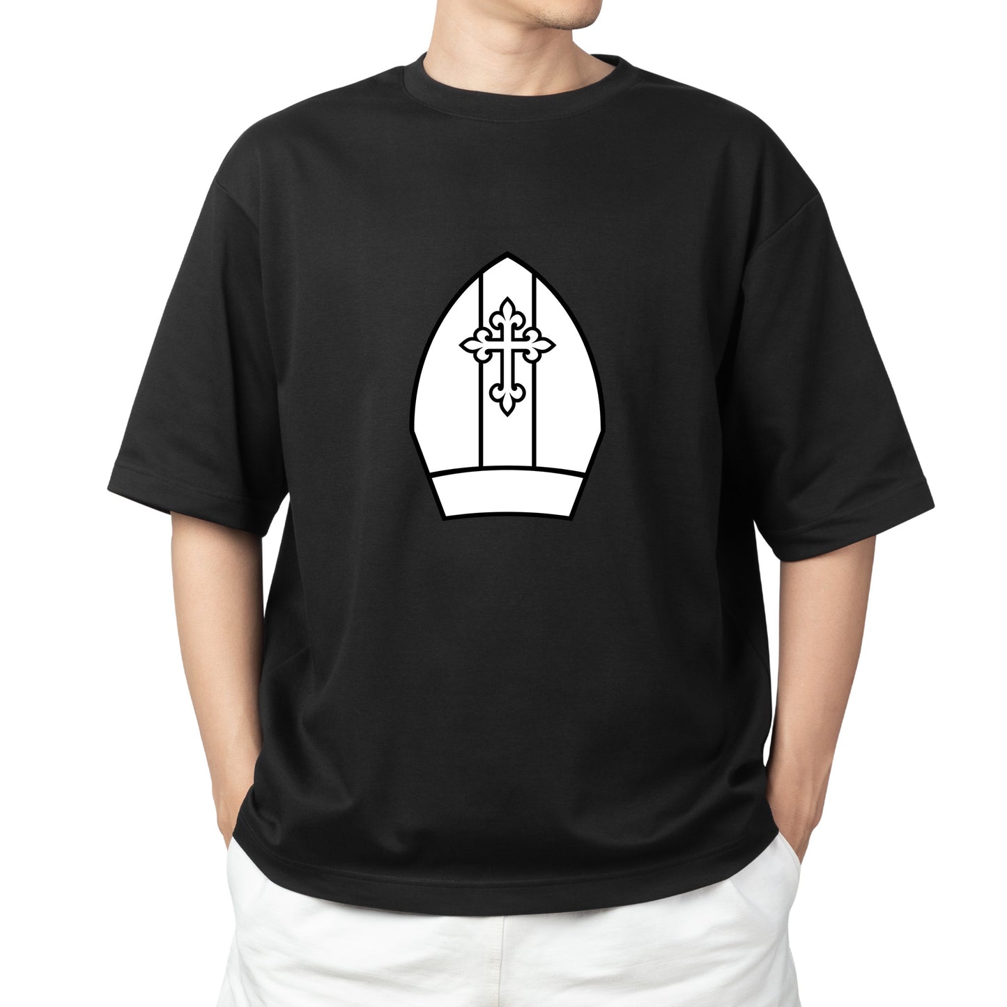 Beautiful bishop hat vector design for crafting enthusiasts