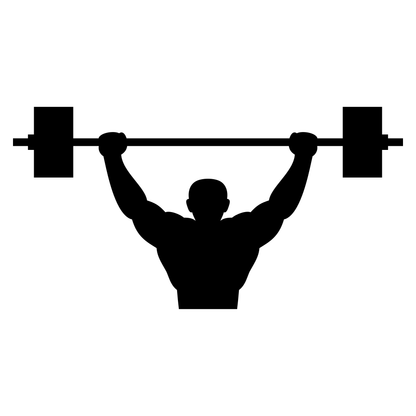 Vector design for weightlifting fans and athletes