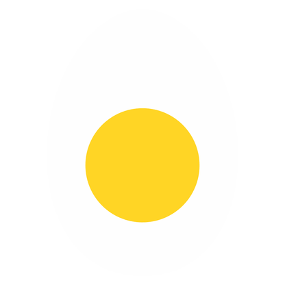 Creative boiled egg vector design for crafting projects