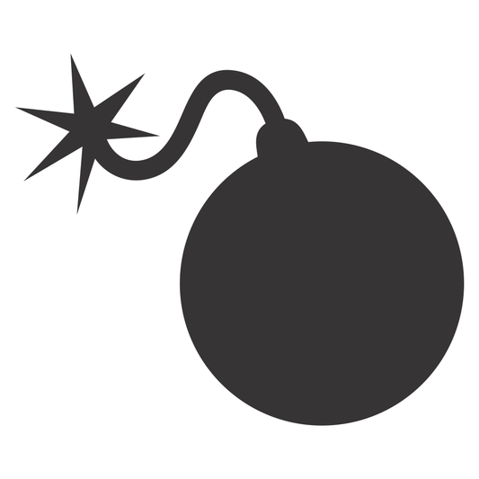 Simple vector bomb design for cutting machines and crafts