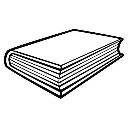 Creative vector design of a book for cutting machine projects