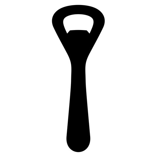 Unique bottle opener vector design for cutting machines
