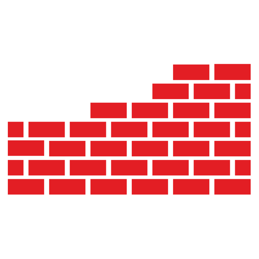 Creative brick wall design for cutting machine projects