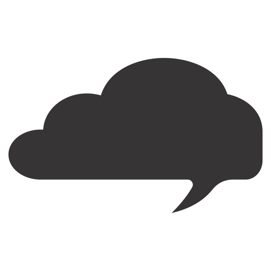 Creative vector cloud design for cutting machines and crafts