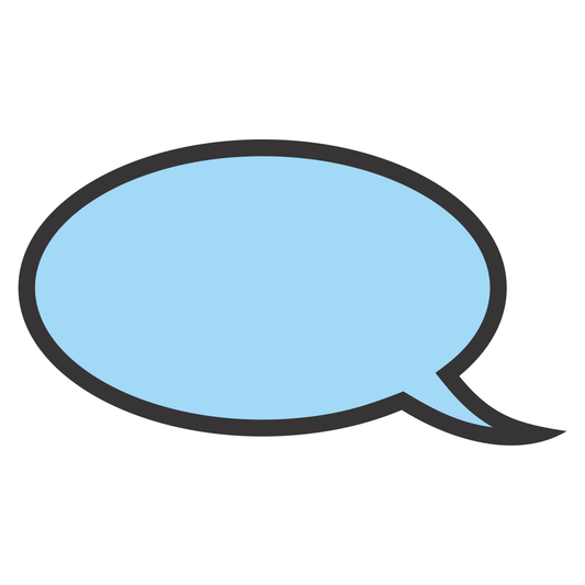 Creative speech bubble design for cutting machine projects