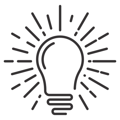 Light bulb design for creative cutting machine projects