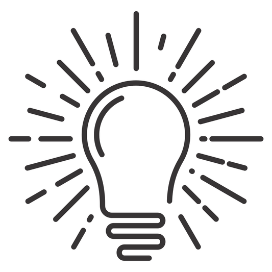 Light bulb design for creative cutting machine projects