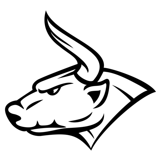 Bold bull head design for crafting and cutting machines