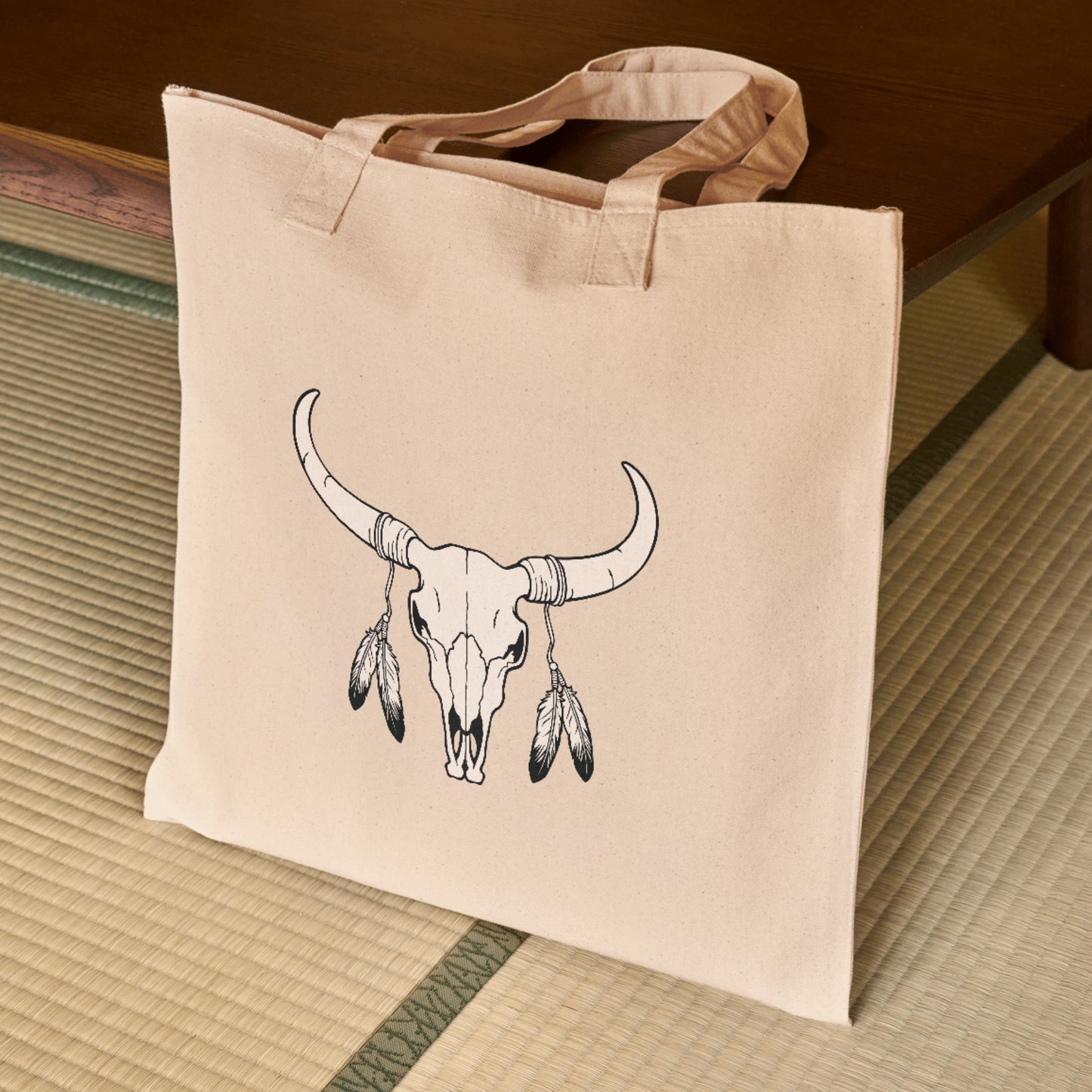 Creative bull skull design for cutting machines
