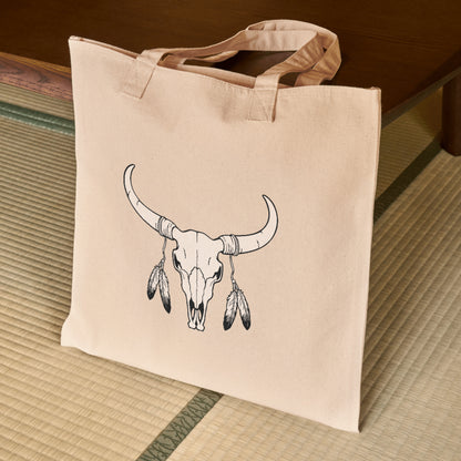 Creative bull skull design for cutting machines