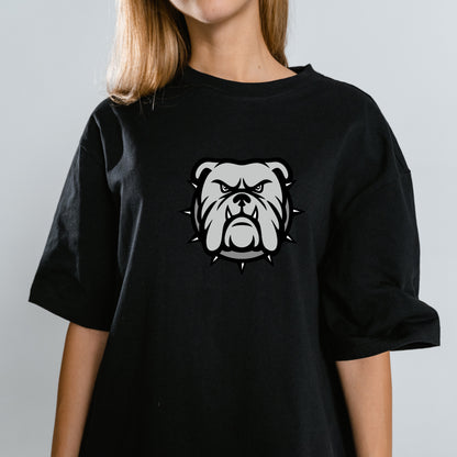 Bold bulldog head design for DIY cutting projects