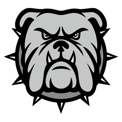 Bold bulldog head design for DIY cutting projects
