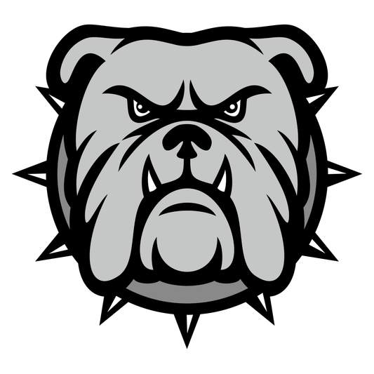 Bold bulldog head design for DIY cutting projects