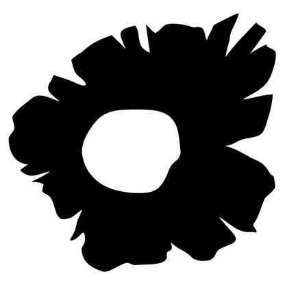 Vector bullet hole design for cutting machines