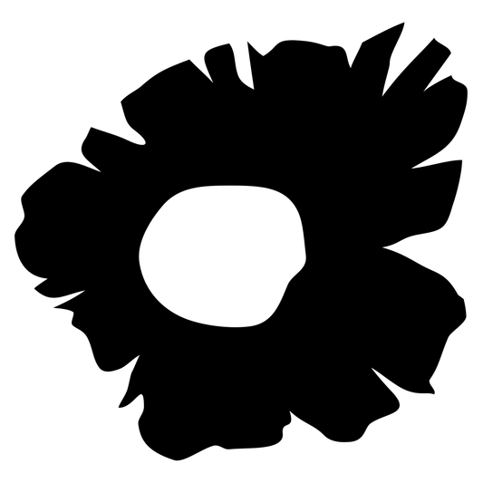 Vector bullet hole design for cutting machines