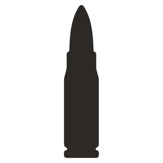 Design for cutting machines featuring a bullet silhouette