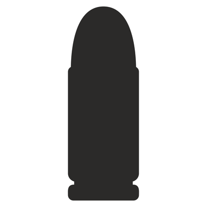 Stylized bullet vector design for crafting projects
