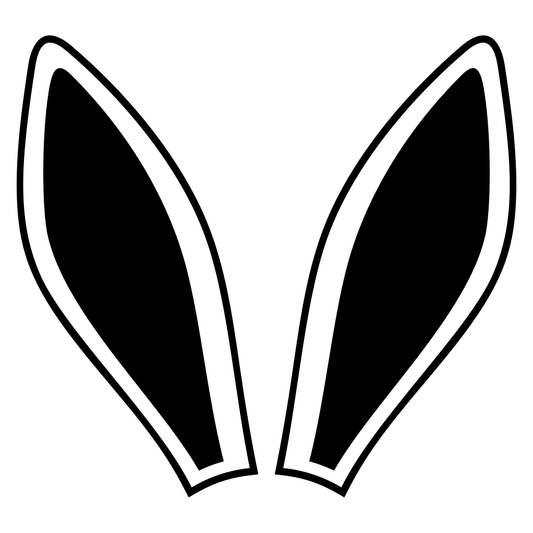 Creative bunny ears design for cutting machines