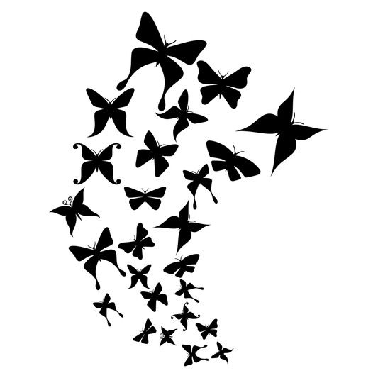 Delicate butterflies collection for creative crafting projects