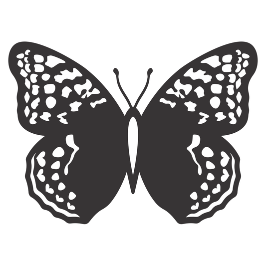 Elegant butterfly vector design for cutting machines