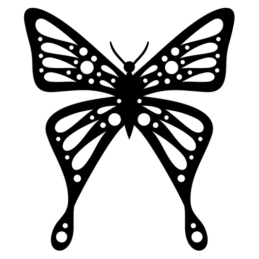 Elegant butterfly design for creative cutting projects
