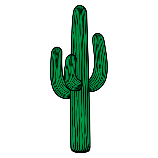 Unique cactus vector design for cutting machines