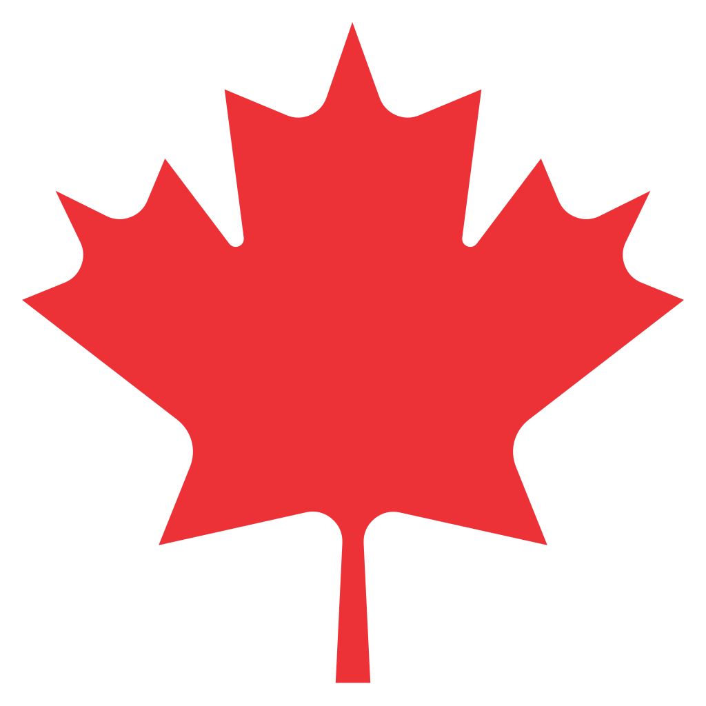 Stylish Canada maple leaf design for creative projects