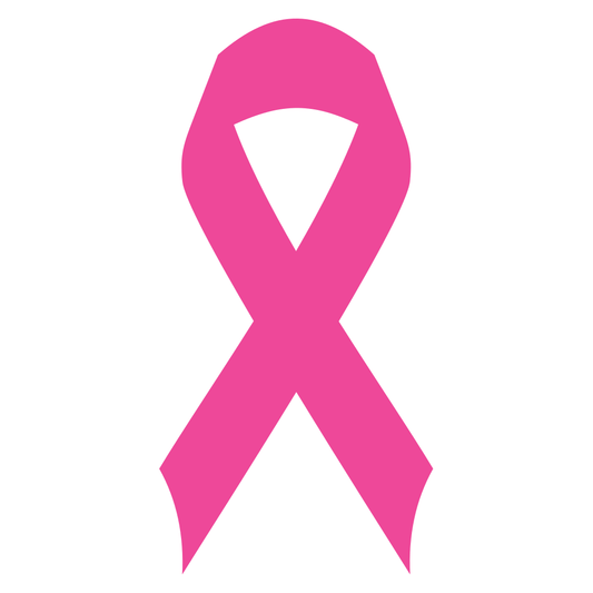 Support cancer awareness with this vibrant pink ribbon design