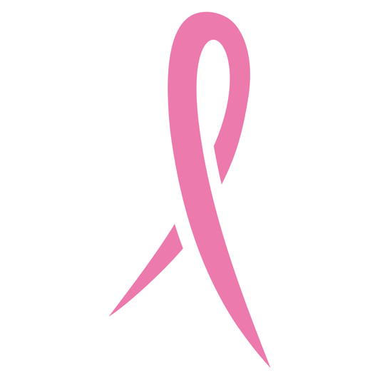 Creative cancer ribbon design for cutting machines