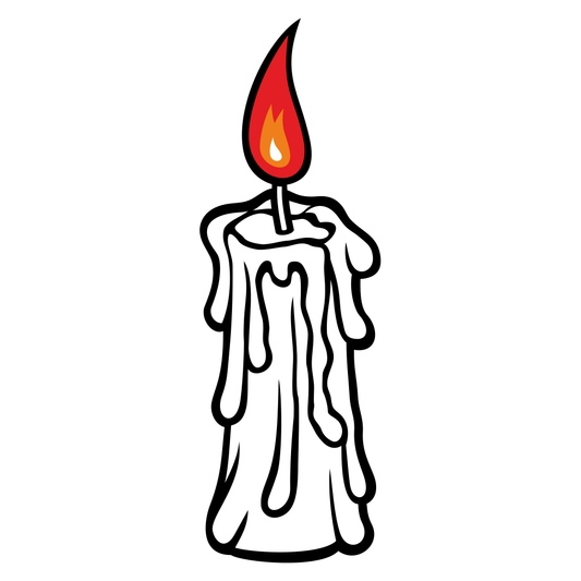 Candle designs for cutting machines and crafts