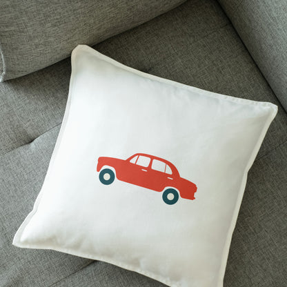 Colorful cartoon car design for creative cutting projects