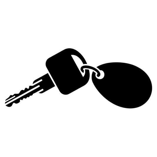 Chic SVG car keys design for cutting machine fans