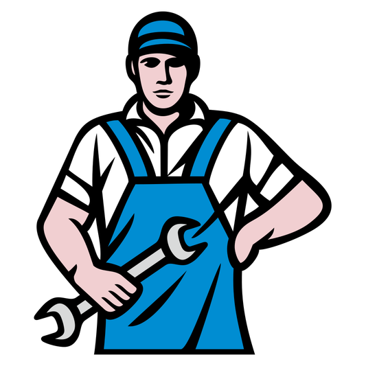Creative car mechanic graphic design for cutting machines