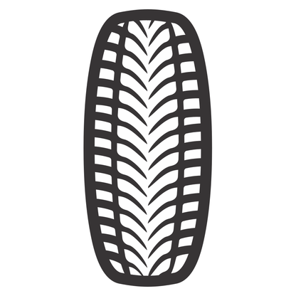 Unique tire tread vector design for creative cutting projects