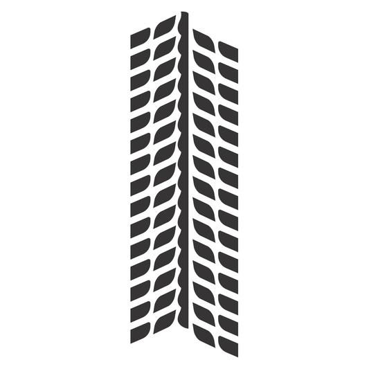 Unique tire tread vector design for creative crafts