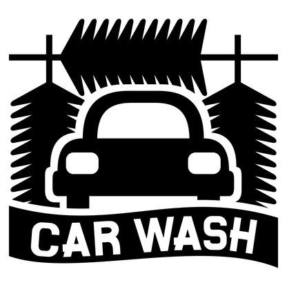 Stylish black vector design for car wash theme