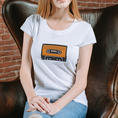 Retro cassette tape design for unique crafting projects