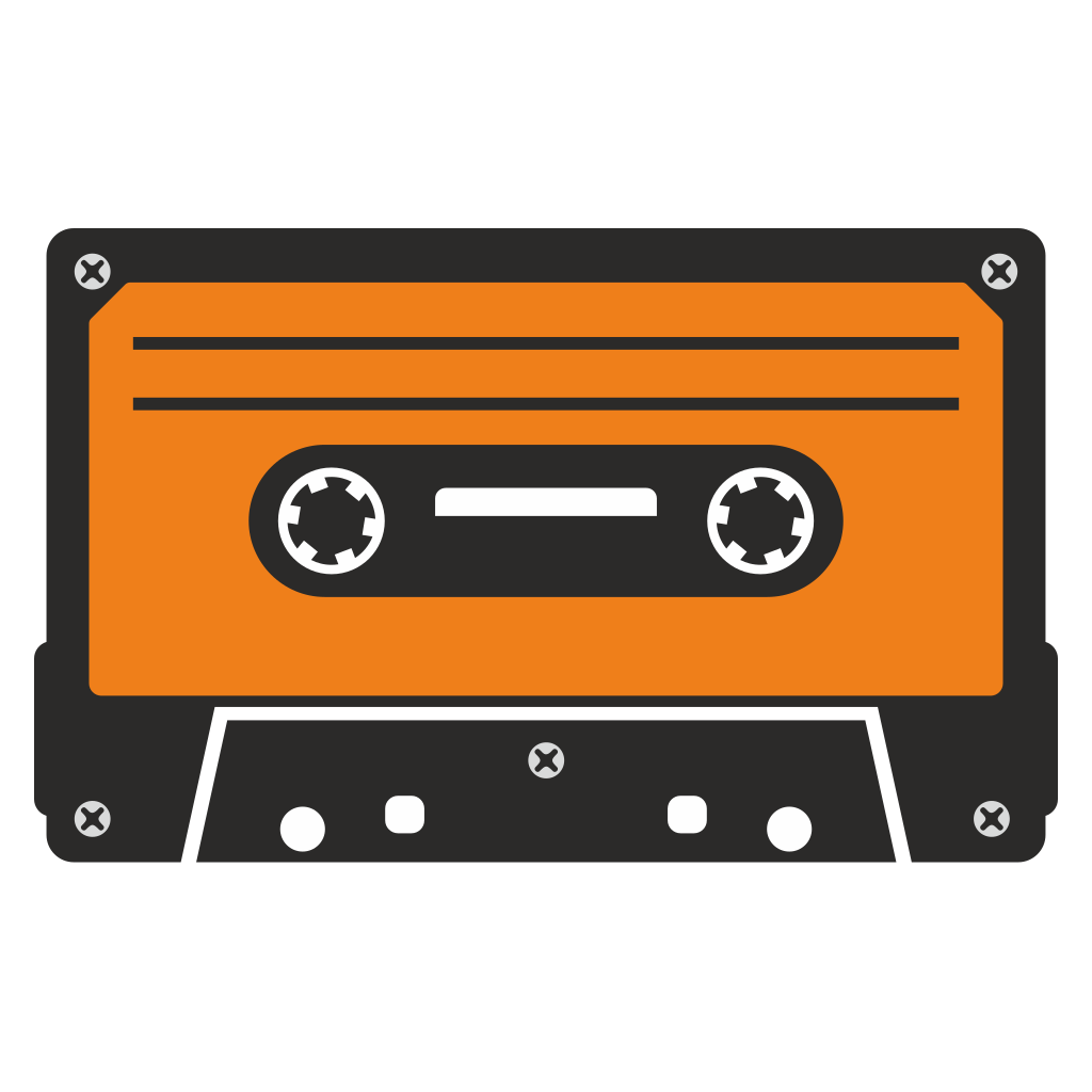 Retro cassette tape design for unique crafting projects